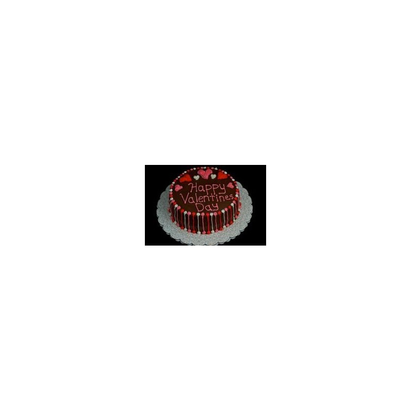  Chocolate Valentine’s Cake 5 Pounds (1800 g) – Happy Valentines Day Design Cakes - Foto 1