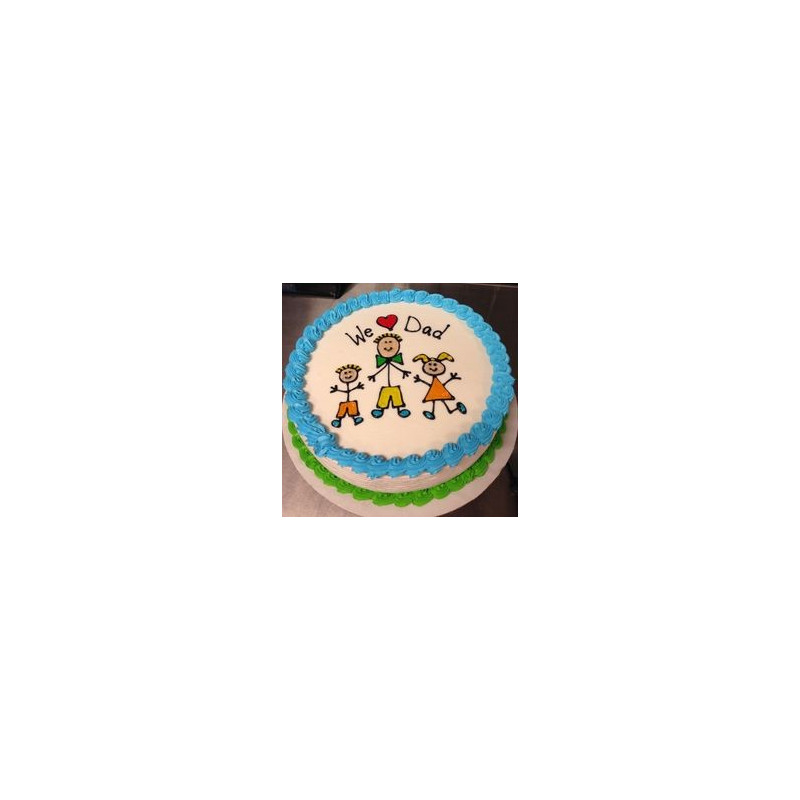  Dad Birthday Cake – 5 Person, 1800g|delivery in Pattaya Cakes - Foto 1