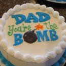 BITHDAY CAKE FOR DAD SIZE 5 P 1800 GRAM