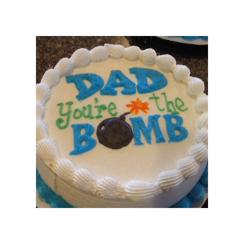 BITHDAY CAKE FOR DAD SIZE 5 P 1800 GRAM