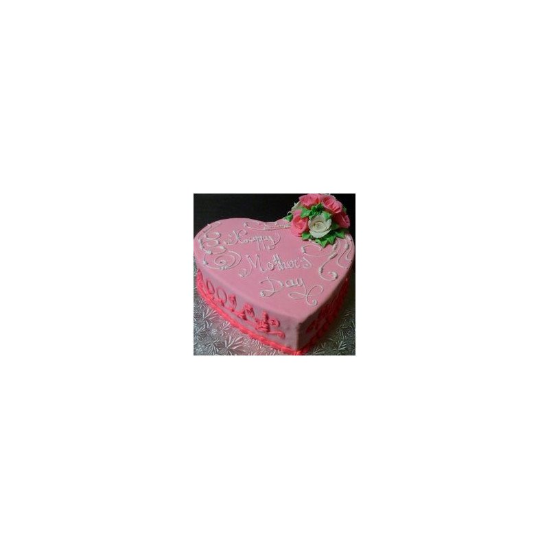 Mother’s Day Heart Cake – 5 Person, 1800gMother’s Day Heart Cake–5 Person,1800g|Family Celebration Cake PattayaCelebrate Mother’