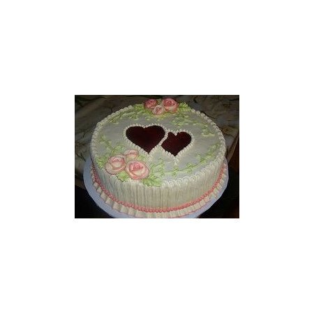 Romantic Hearts Cake – 5 Person, 1800g Romantic Hearts Cake–5 Person, 1800g|Elegant Celebration Cake Pattaya