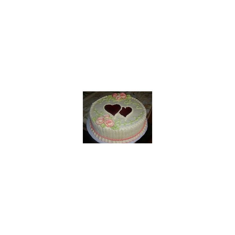 Romantic Hearts Cake – 5 Person, 1800gCakesRomantic Hearts Cake–5 Person, 1800g|Elegant Celebration Cake Pattaya
