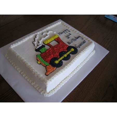 Birthday Train Cake – 5 Person, 1800g Birthday Train Cake – 5 Person, 1800g | Fun Kids Cake Pattaya