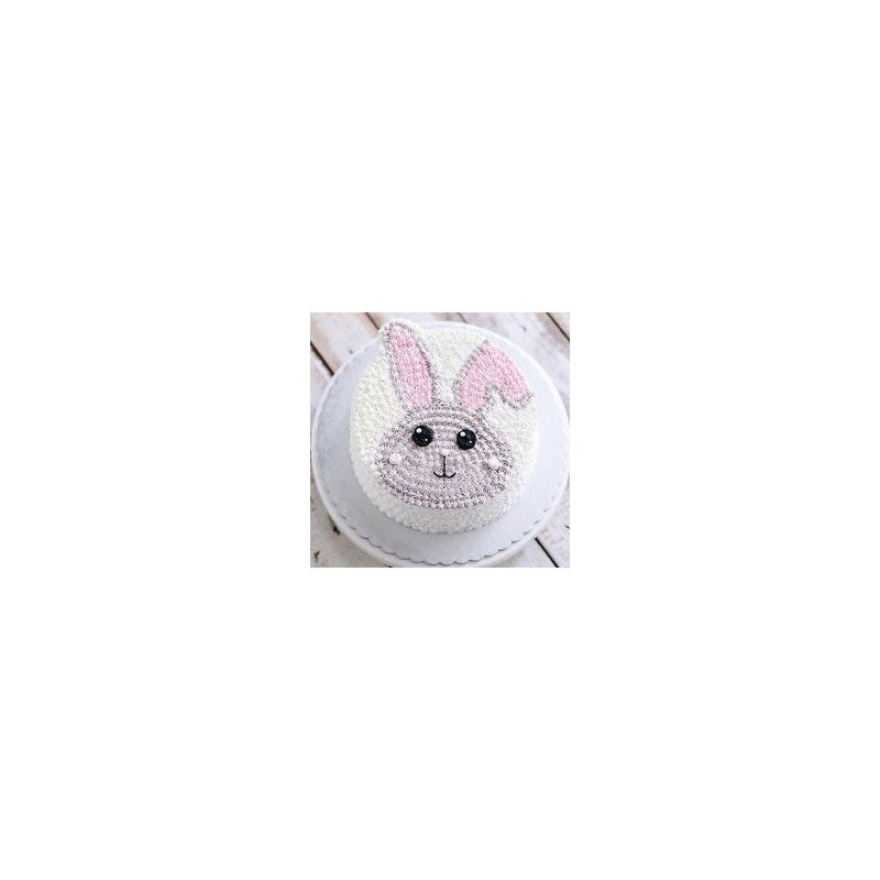 Bunny Face Cake – 5 Person, 1800gCakesBunny Face Cake – 5 Person, 1800g | Cute Celebration Cake Pattaya