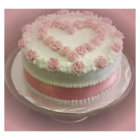 Romantic Heart Cake – 5 Person, 1800g Romantic Heart Cake – 5 Person, 1800g | Celebration Cake Pattaya