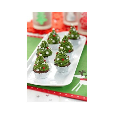 CHRISTMAS CUPCAKES 6 PC