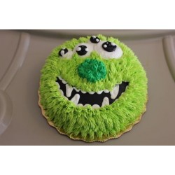 Halloween cake green