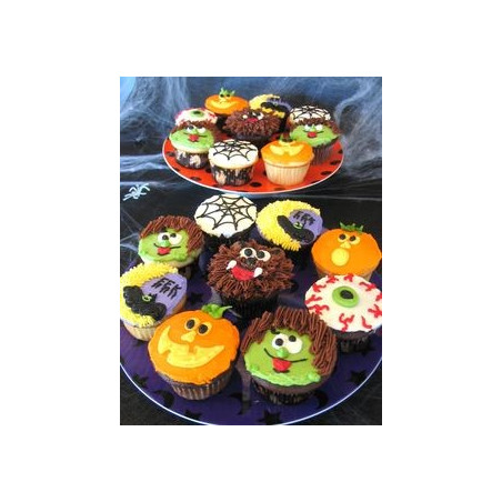 Halloween cupcakes 9 pc - 1 Halloween cupcakes 9 pc | Spooky Cake Delights