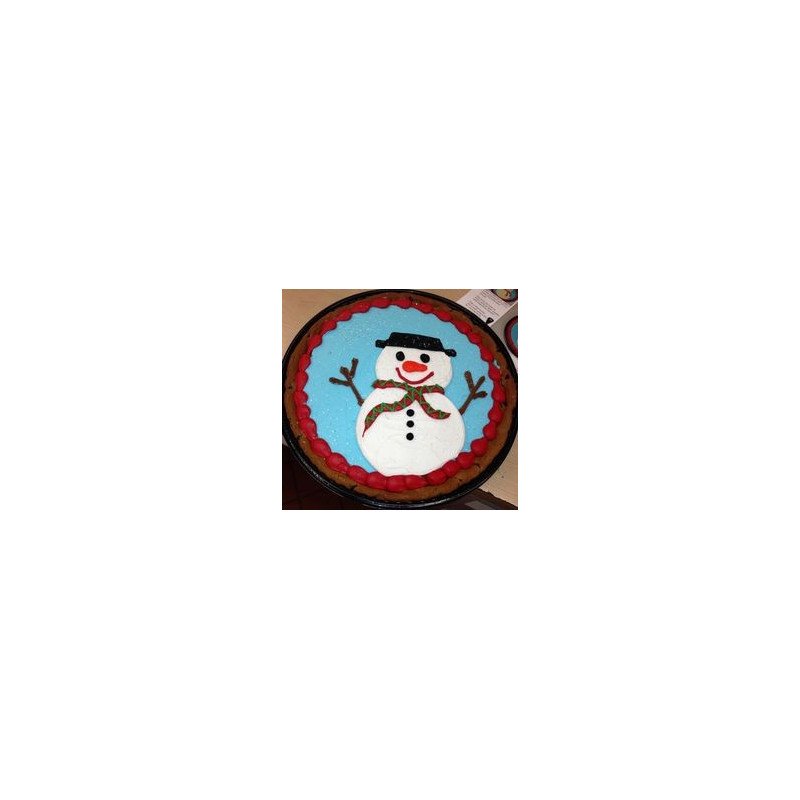  Christmas Snowman Cookie Cake – 5 Person, 1800g Cakes - Foto 1