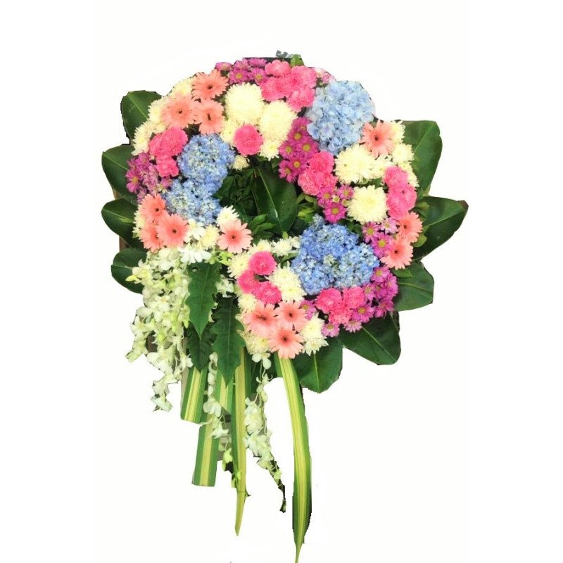 Sympathy Flowers Wreath 49