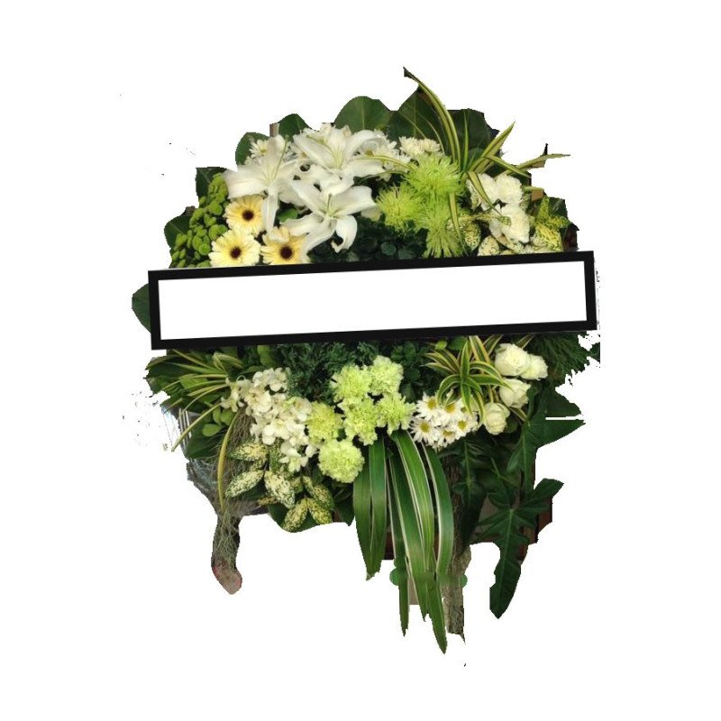 Sympathy Flowers Wreath 55