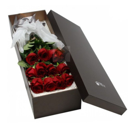 VALENTINE GIFT FLOWER IN BOX - 1 Valentinsdag Blomster i en Kasse | Unikke Gaver