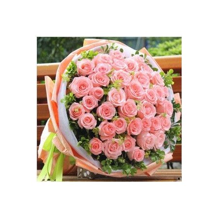 Sweet Pink Rose Bouquet – 20 Pink Roses in Pattaya Sweet Pink Rose Bouquet – 20 Pink Roses in Pattaya
