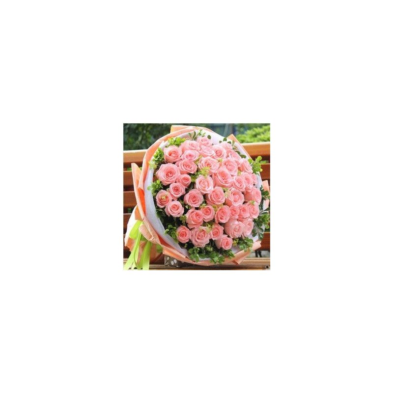 Sweet Pink Rose Bouquet – 20 Pink Roses in Pattaya Sweet Pink Rose Bouquet – 20 Pink Roses in Pattaya