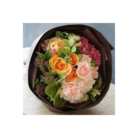 MIX SWEET CARNATION AND ROSE FLOWER 44