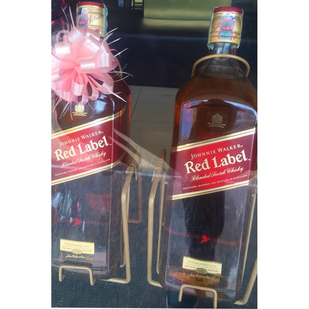 Johnnie Walker Red Label bottles