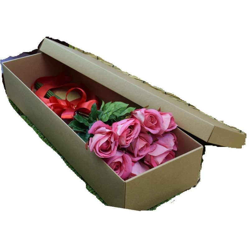 roses in box