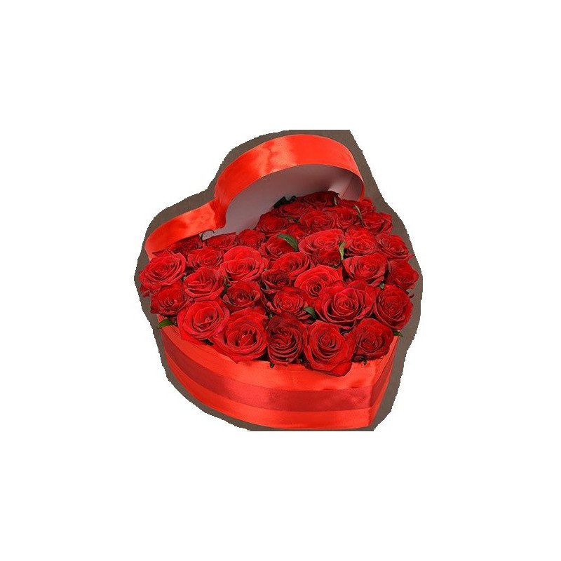 roses in box