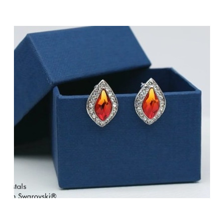 Earrings adorned with Crystals - 3 Crystal Earrings | Sparkling Jewelry for Every Occasion