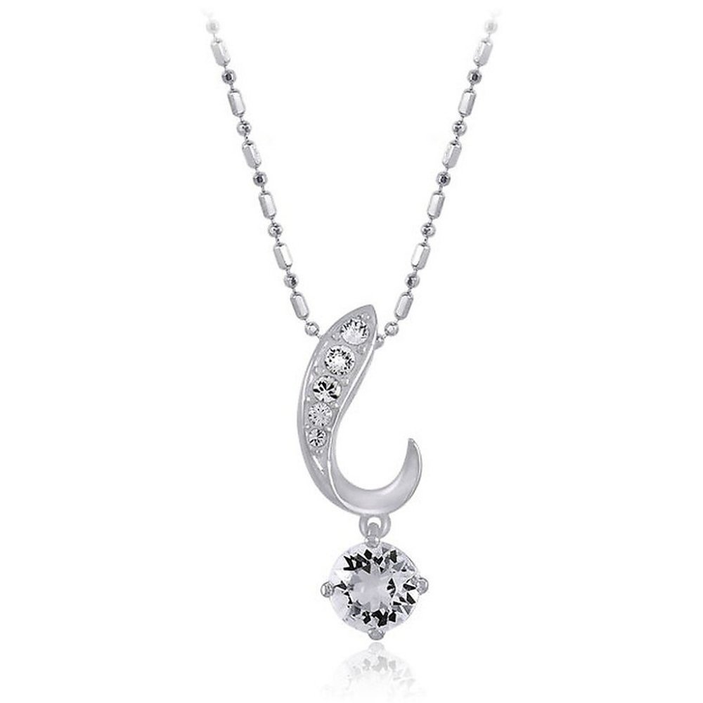 Romantic crystal necklace jewelry piece