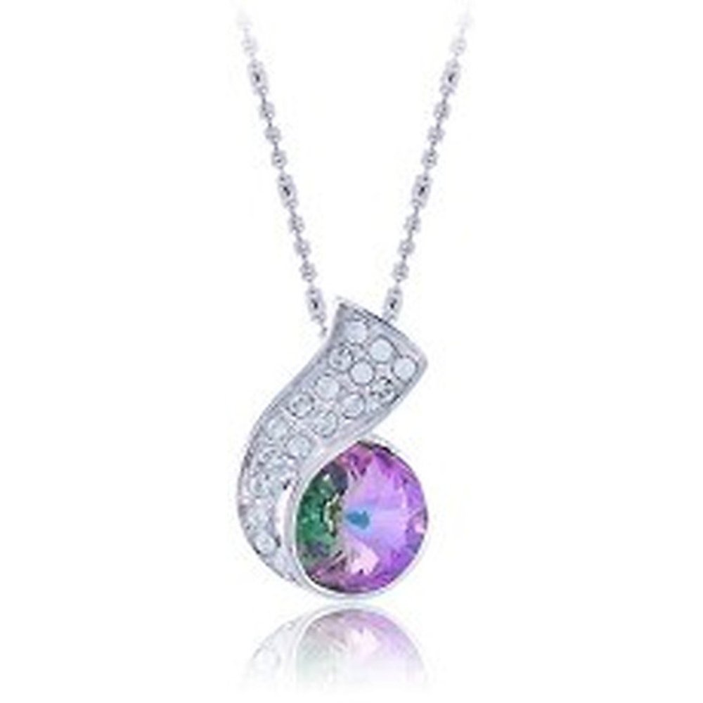 Pendent giratori amb pedres precioses multicolors