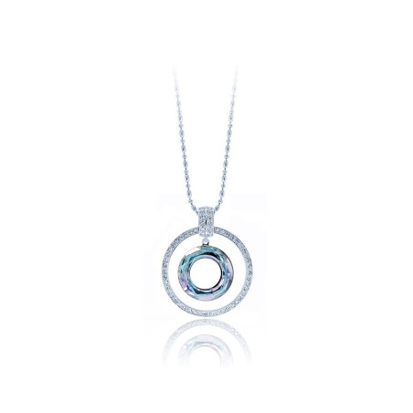 Necklace adorned with Crystals - 1 Crystal Necklaces | Elegant Jewelry