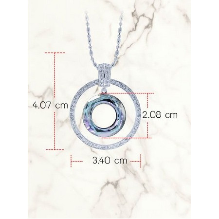 Necklace adorned with Crystals - 4 Crystal Necklaces | Elegant Jewelry