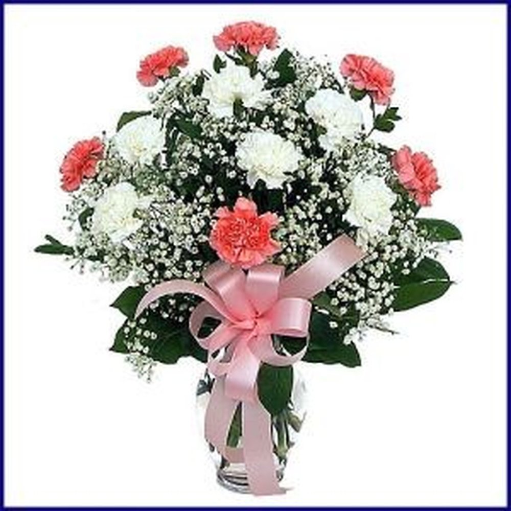 Verse bloemenboeket in vaas