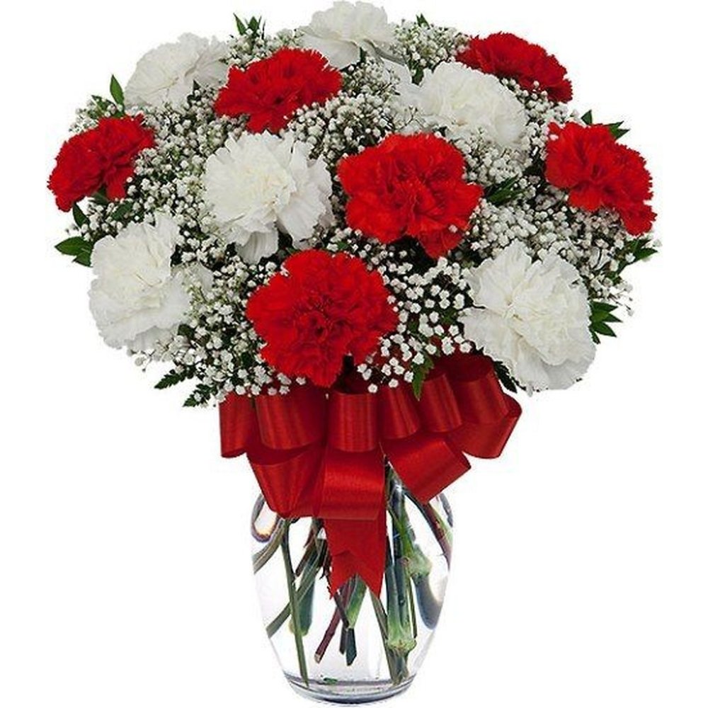 Luxury Fresh Flower Bouquet in Vase - Design 21 Pattaya - Vase of Flowers delivery in Pattaya