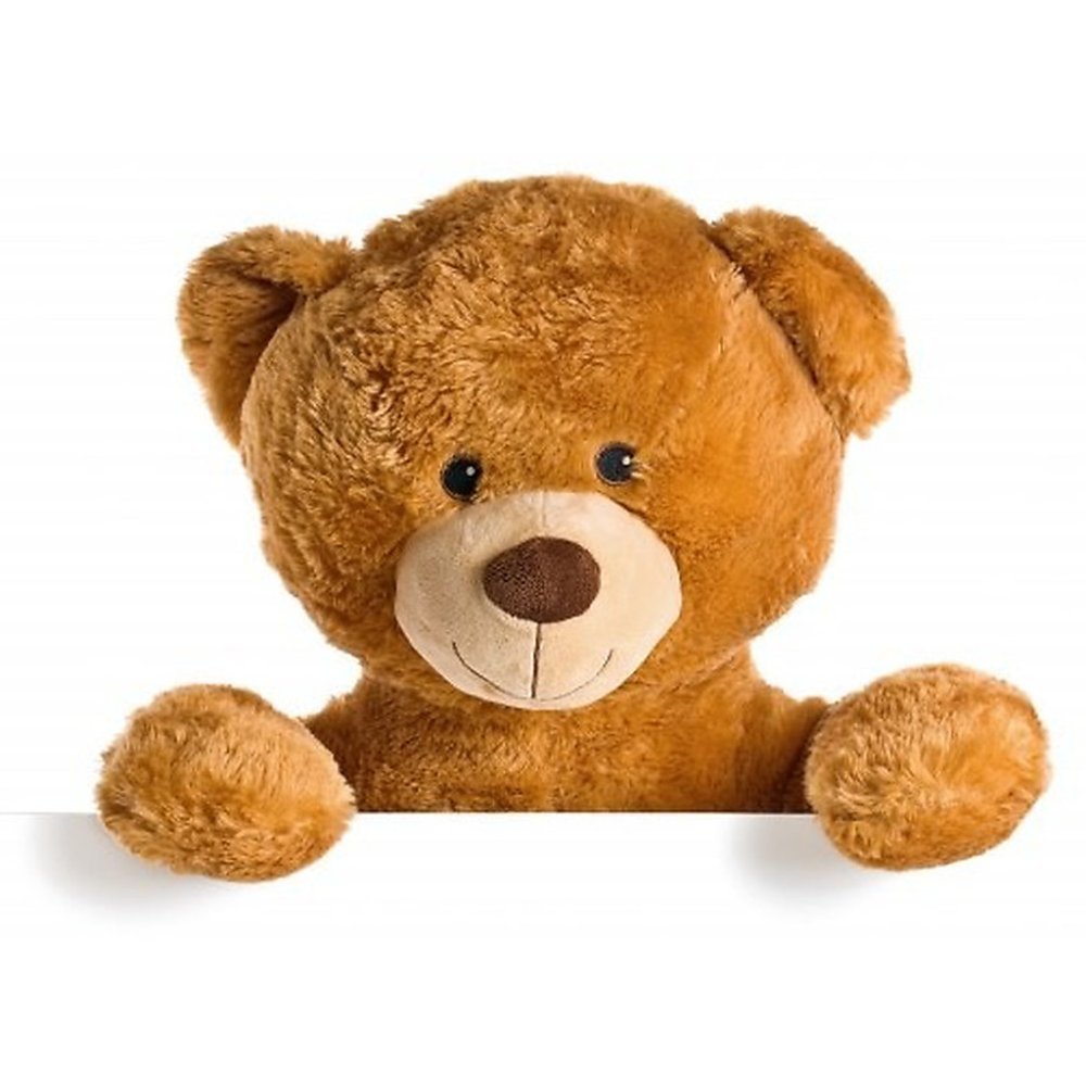 Oso de peluche marrón canela