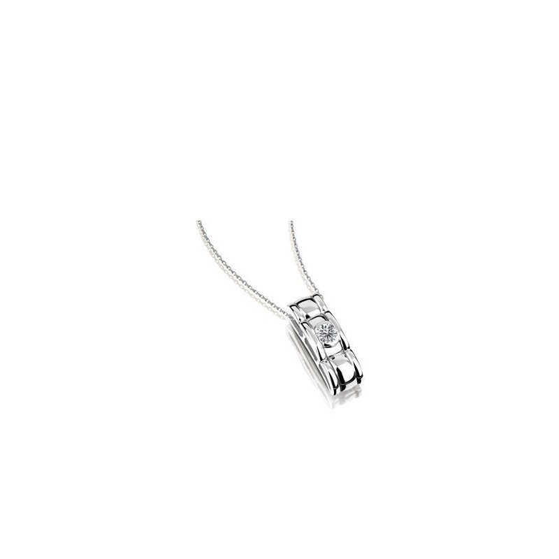 Diamond Pendant White Gold - 1 Diamond Pendant White Gold | Jewelry Diamond Pendant White Gold - 1 Diamond Pendant White Gold | Jewelry