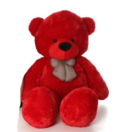 valantine Red teddy bear size 30 cm - 1 Valentine's Red Teddy Bear 30cm - Perfect Gift