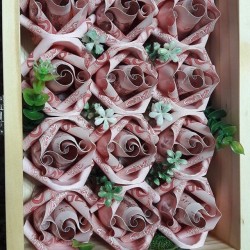 Rose money flower in box