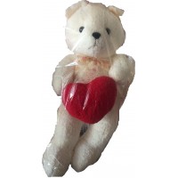 Teddy bear with hart size 30 cm