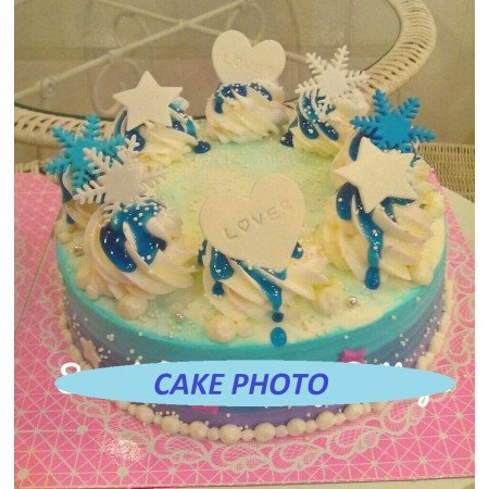 PHOTO ON CAKE 750  GRAM 2P (DELIVERY IN1- 2 DAY AFTER ORDER)