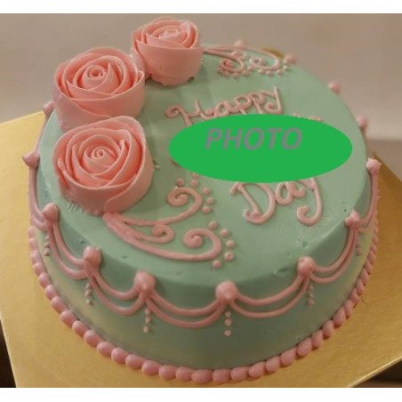 PHOTO ON CAKE 750  GRAM 2P (DELIVERY IN1- 2 DAY AFTER ORDER)