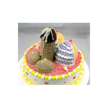 Miniature whimsical decorative dessert sculpture