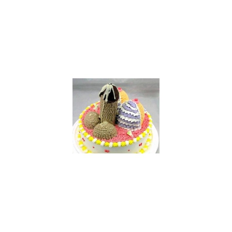 Miniature whimsical decorative dessert sculpture