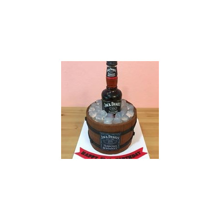  3D Party Cake 2P 750g – Whiskey Barrel Celebration| delivery in Pattaya Cakes - Foto 1