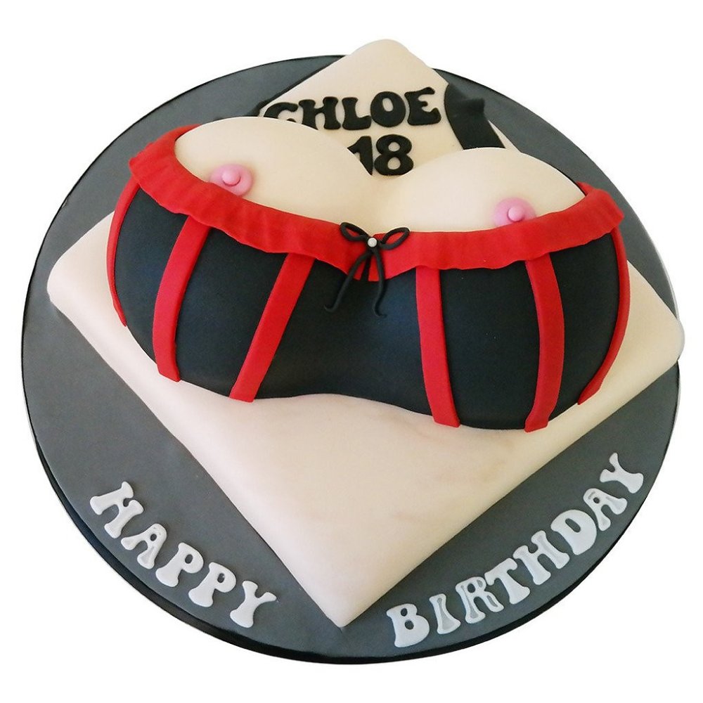3D lingerie design birthday cake
