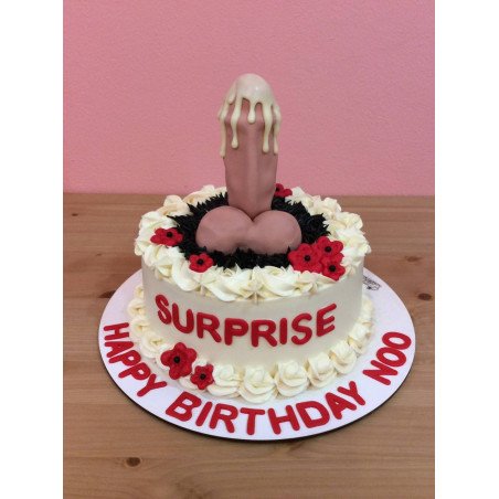 Adult themed 3D novelty cake