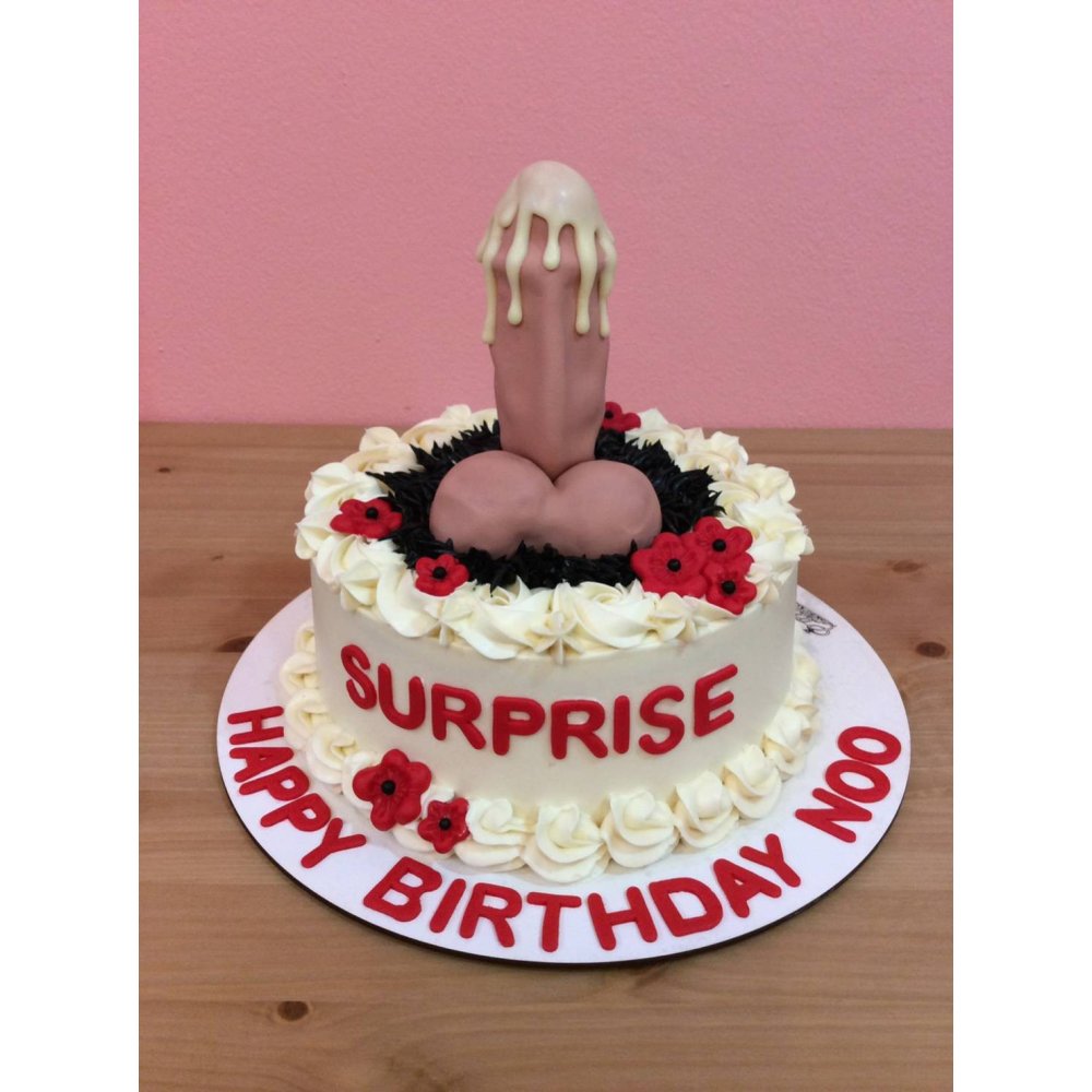 Adult themed 3D novelty cake