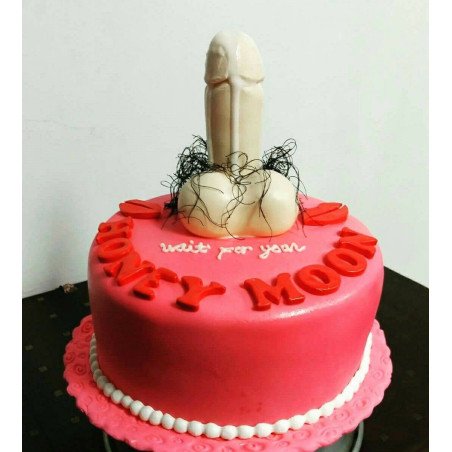 Pink adult themed novelty cake