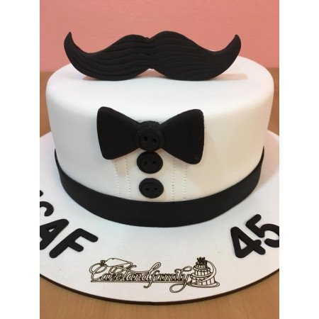  Cake 3D Size 3P 1100g – Tuxedo Formal Celebration Design Cakes - Foto 1