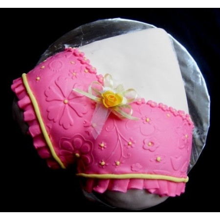  Cake 3D Size 4P 1500g – Pink Shorts Floral Design| delivery in Pattaya Cakes - Foto 1