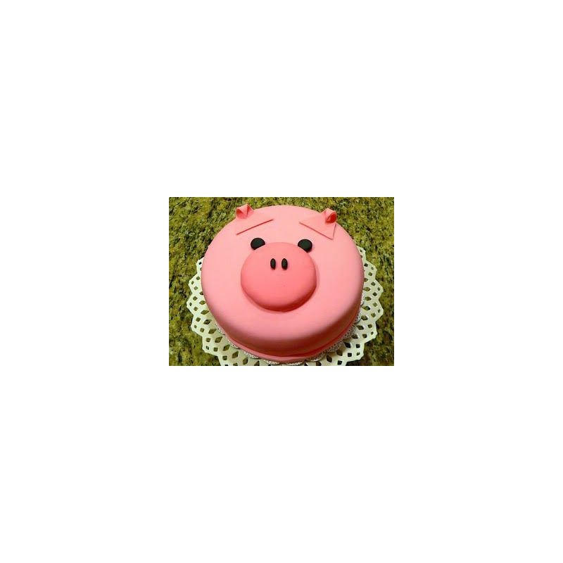  Cake Animals 3D Size 3P 1100g – Cute Pig Face Design Cakes - Foto 1