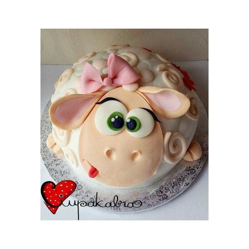  Cake Animals 3D Size 3P 1100g – Cute Sheep Design (5 Days Delivery) Cakes - Foto 1