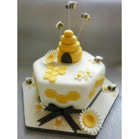  Cake Animals 3D Size 3P 1100g – Honeybee Hive Design (5 Days Delivery) Cakes - Foto 1