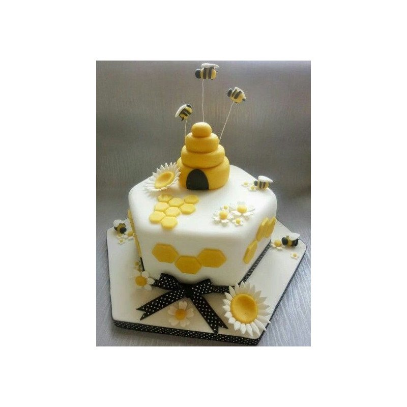  Cake Animals 3D Size 3P 1100g – Honeybee Hive Design (5 Days Delivery) Cakes - Foto 1